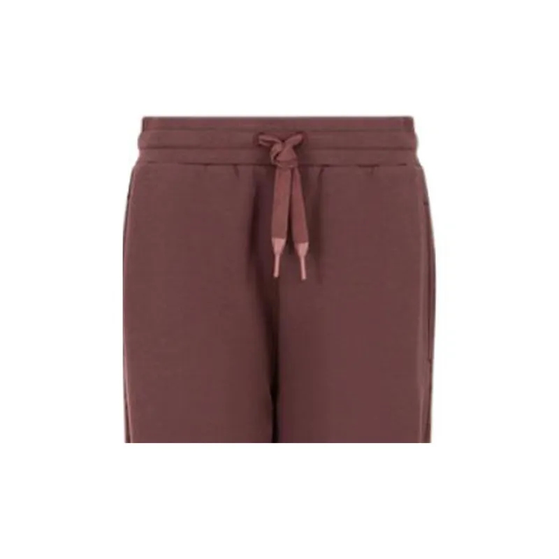 EMPORIO ARMANI EA7 FW24 Casual Pants Loose Fit Women's Dark Purple Red-2
