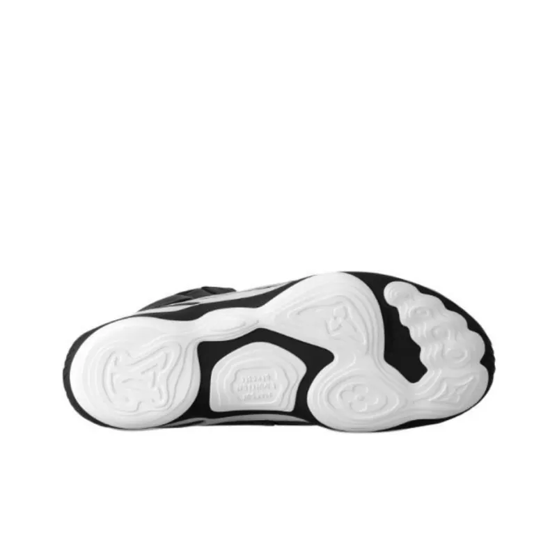 LOUIS VUITTON Footprint Racing 2025 Spring Summer Men's Collection High Top Casual Shoes Men's Black-5