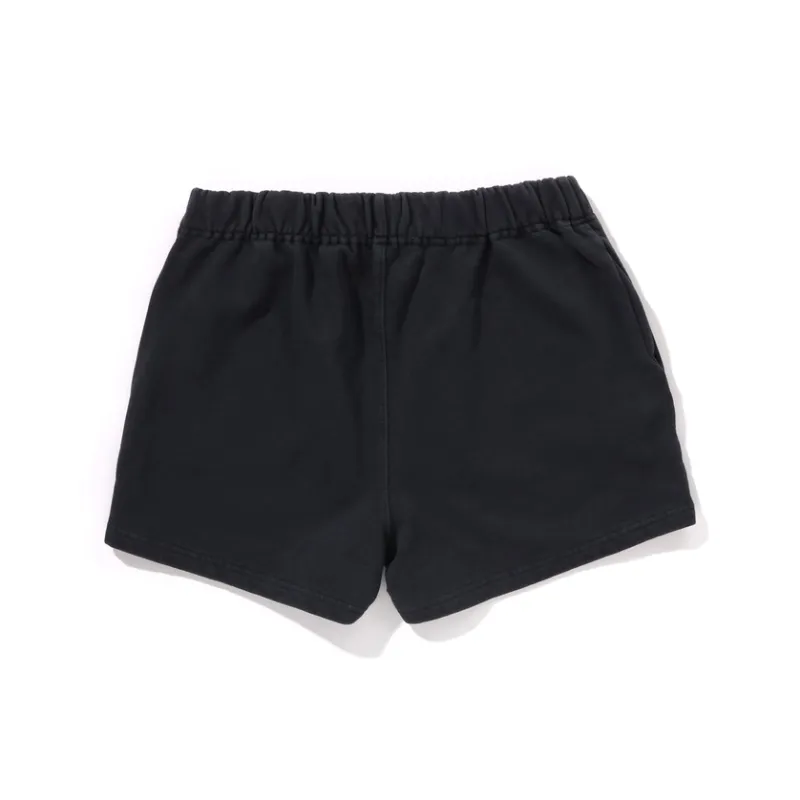 A BATHING APE Logo embroidered Track Shorts-1