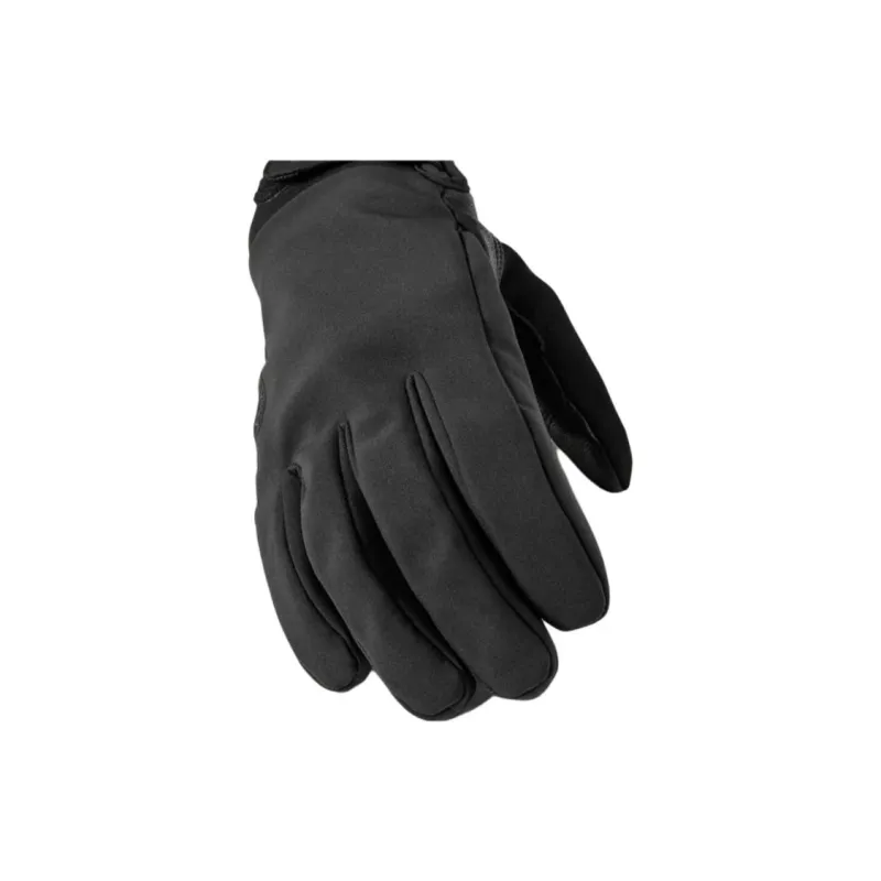 SEALSKINZ Leather Knit Gloves Unisex Black-2