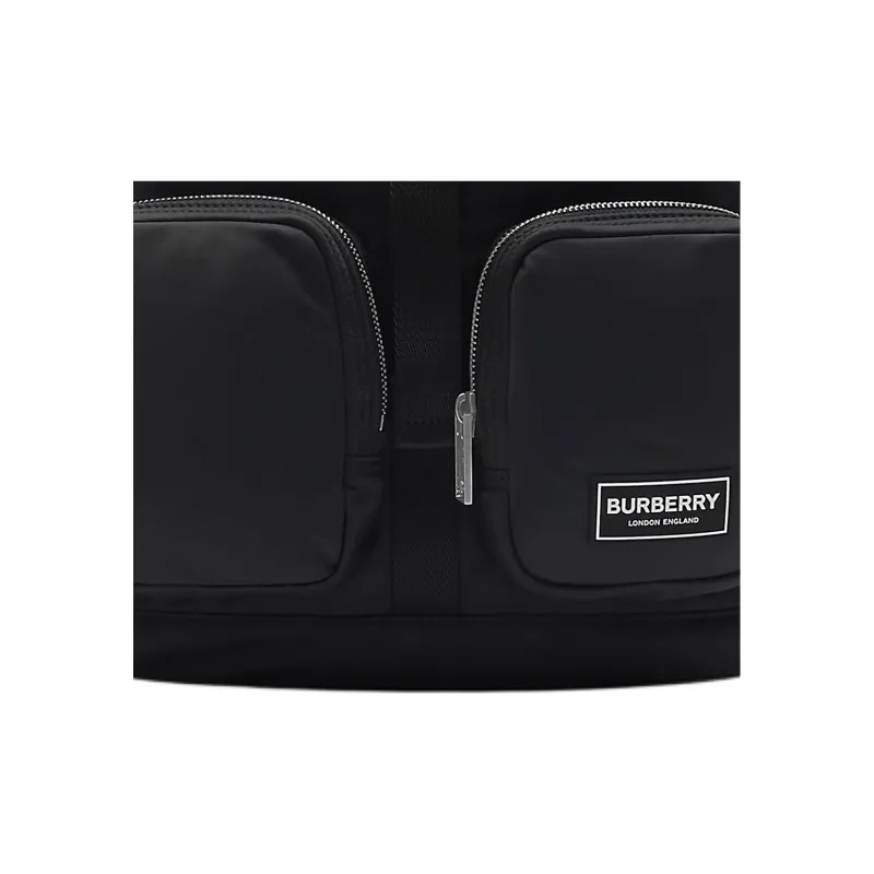 Burberry Polyamide Backpack Small Size Unisex Black-1