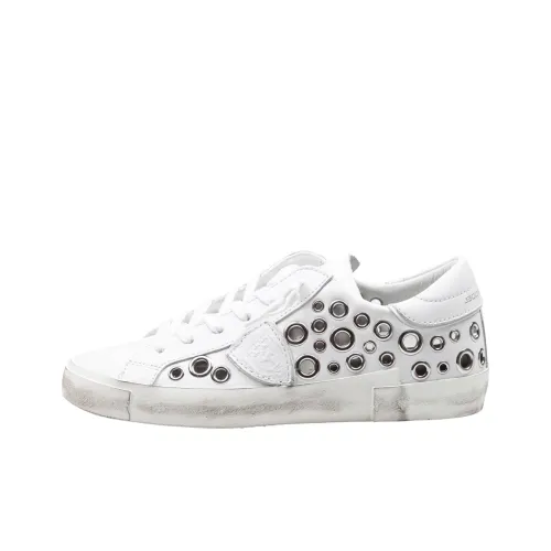 PHILIPPE MODEL PRSX Low Top Skateboard Shoes Women's White