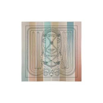 HERMES Mulberry Silk Scarves Women's Beige