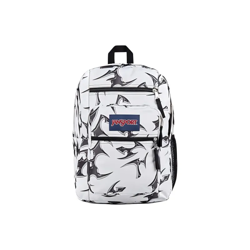 JanSport Recycled Polyester Backpack Large Size Unisex Network Silver White-0