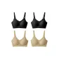 4 Pack-Cream Yellow 2+Versatile Black 2