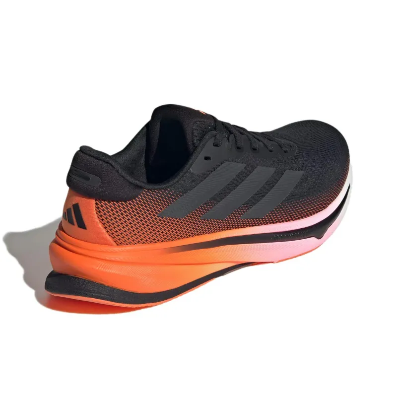 Adidas SUPERNOVA RISE Anti Slip Wear Resistant Low Top Casual Running Shoes Men's Black Orange-3
