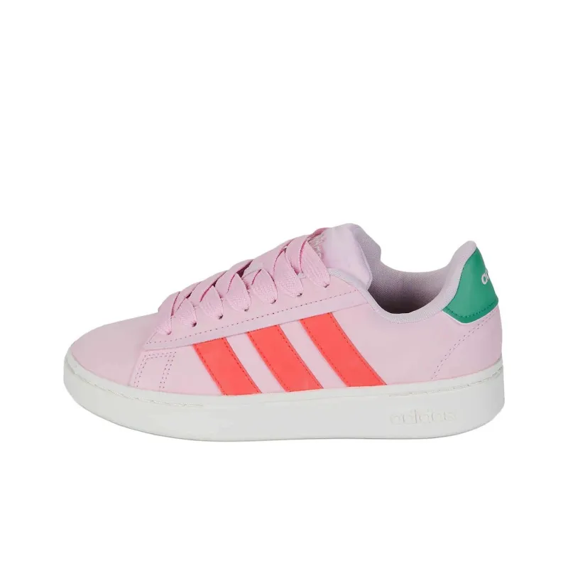Adidas GRAND COURT ALPHA Durable Breathable Low Top Skateboard Shoes Women's Pink-0