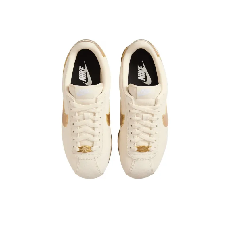 Nike Cortez Suede Sail Metallic Gold-2