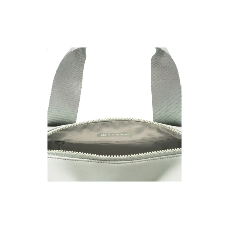Lululemon Nylon Shoulder Bag, Crossbody Bag, Handbag Mini Women's Jade Gray-2