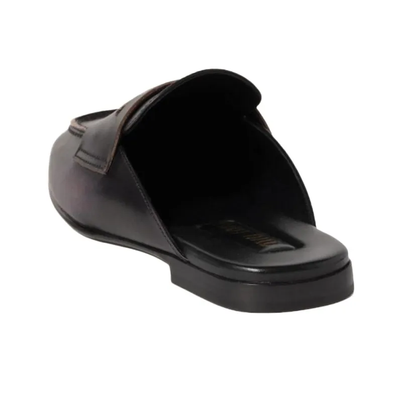 MIU MIU Closed Toe Slippers Women's Tan-3