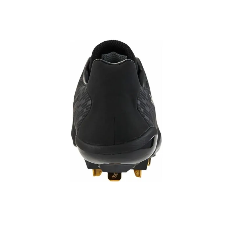 Asics Goldstage Low Top Upper Height Abrasion Resistant Slip Resistant Functionality Baseball Shoes Men's Black-3