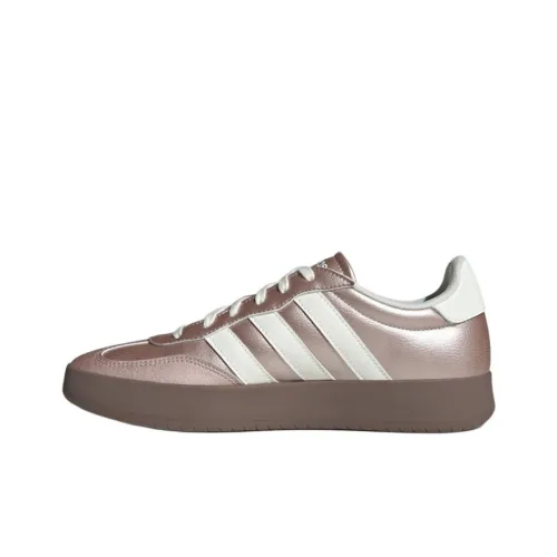 Adidas BARREDA Anti Slip Wear Resistant Low Top Skateboard Shoes Unisex Yellow White