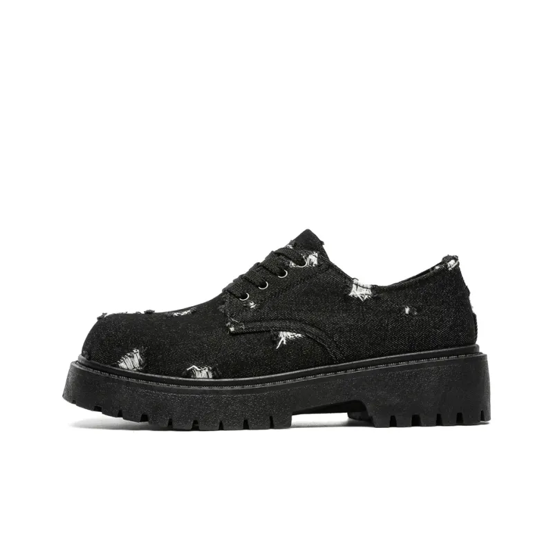 OUGLEMEN Abrasion Resistant Slip Resistant Low Top Casual Shoes Men's-6