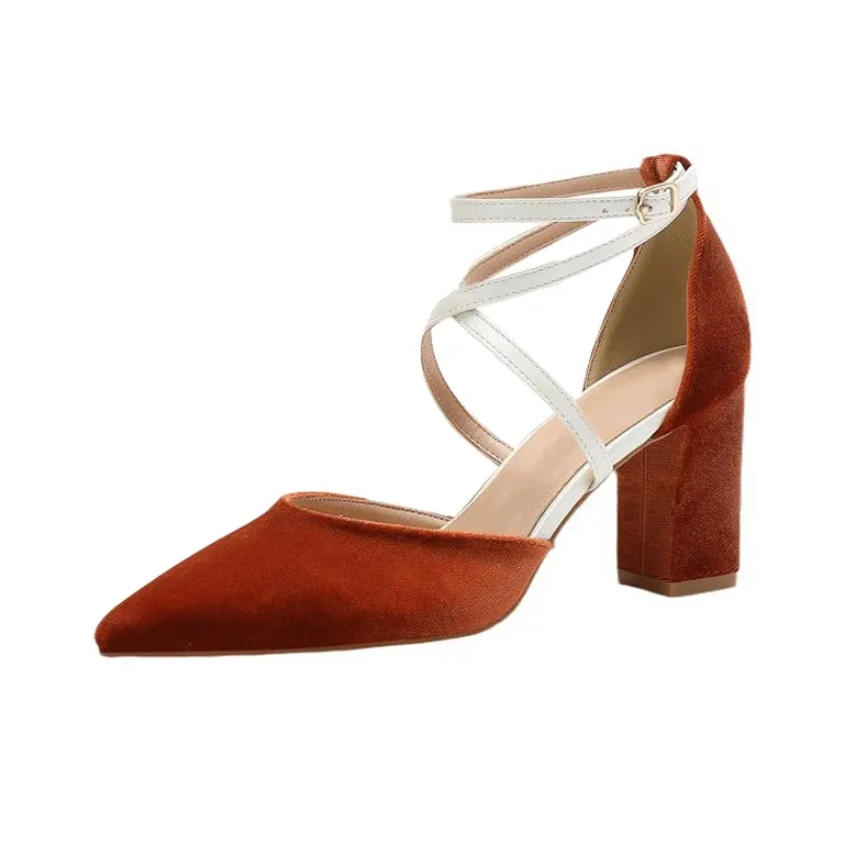 KATHRYN WILSON Chunky Heel High Heels 8cm Women's-2