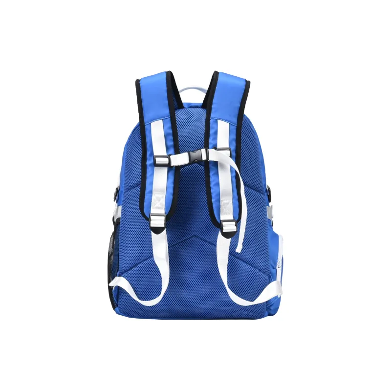DRACONITE Polyester Student Backpack Backpack Multi-Compartment Backpack Unisex Cerulean White-17