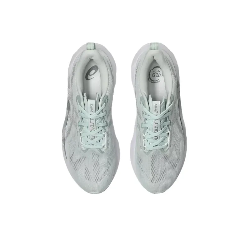 Asics NOVABLAST 5 Cushioning Slip Resistant Low Top Casual Running Shoes Men's Light Green-4