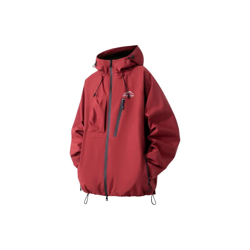 CHARLIE GOLF Water Resistant Windproof Wear Resistant Windbreaker Jacket Unisex-6