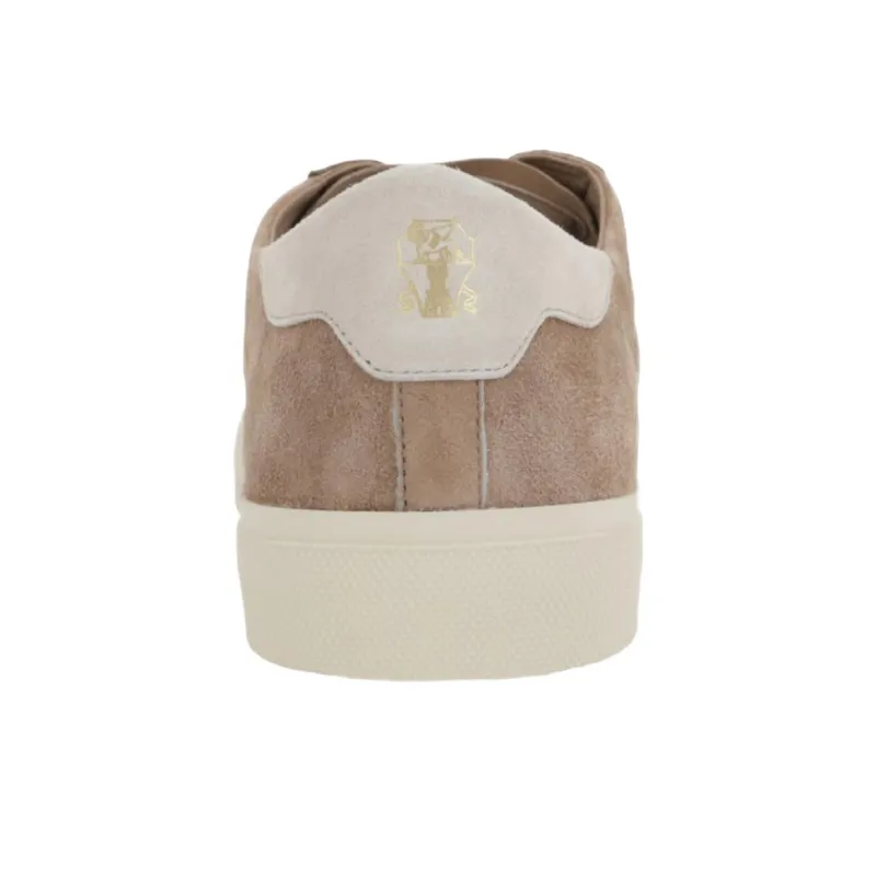 Brunello Cucinelli Logo Embossed Lace Up Sneakers-5