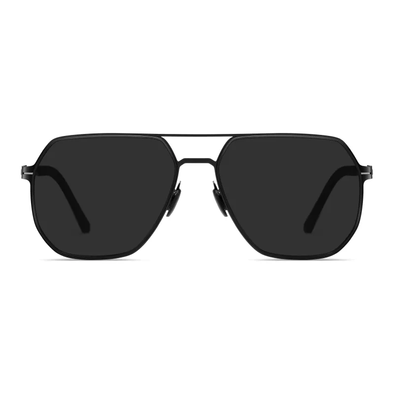 HLA Stainless Steel Aviator Sunglasses Men's-2