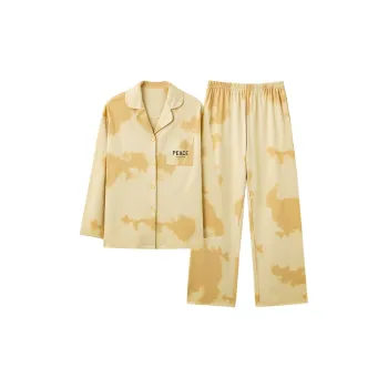 XIAFENYAN Pajama Set Women's Yellow