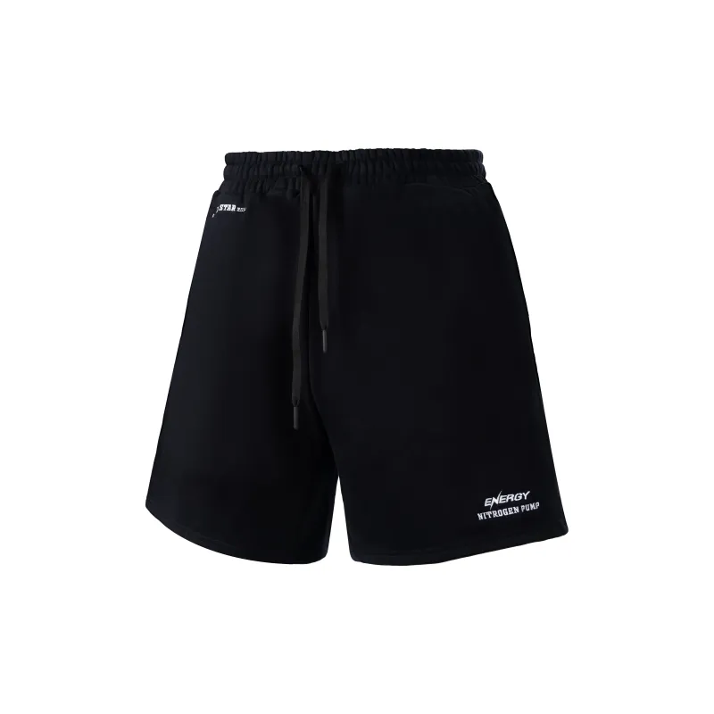LARA STAR Sports Shorts Unisex Black-1