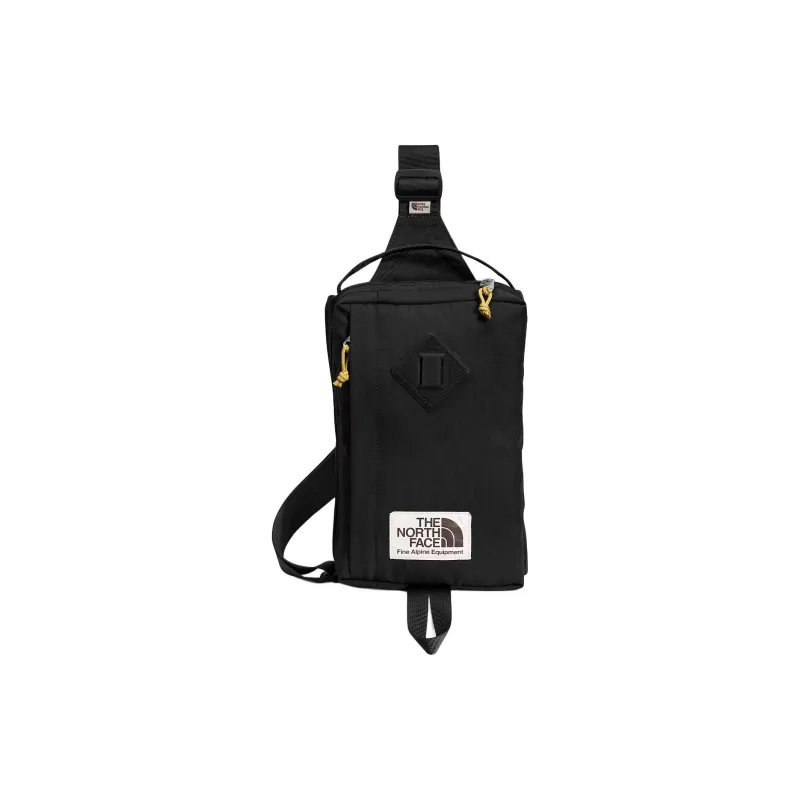 THE NORTH FACE Recycled Nylon One Shoulder Crossbody Bag, Sling Bag Regular Women's Black-0