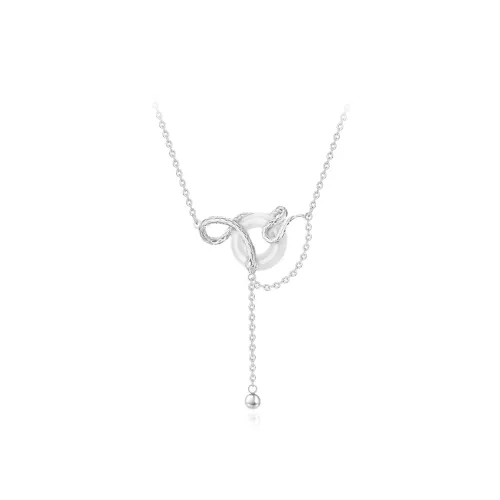 Love Link Chalcedony Necklaces Women's
