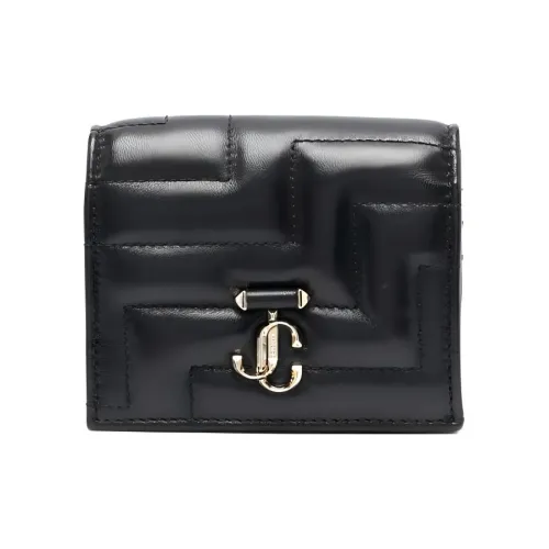 Jimmy Choo Nappa Leather Wallet Women's Black