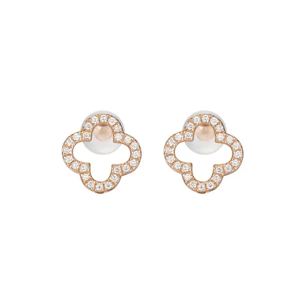 GRACE GIRL 18K Gold Stud Earrings Women's-0