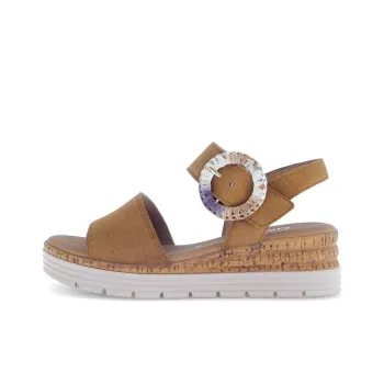 Gabor Comfort Strap Sandals 5cm Women's Brown