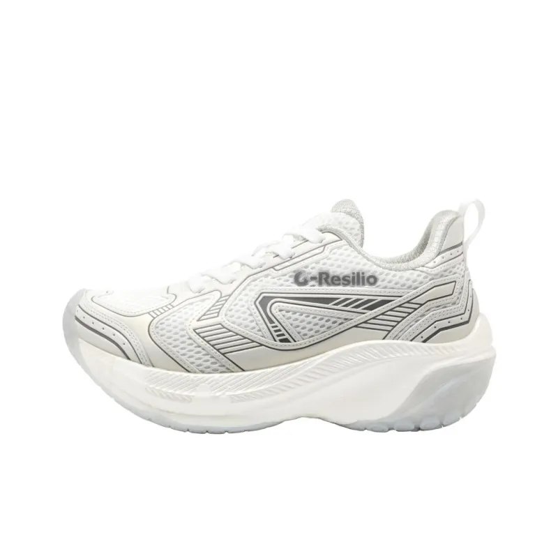ONEMIX Abrasion Resistant Coverage Height Increase Low Top Chunky Sneakers Unisex Pearl White-0