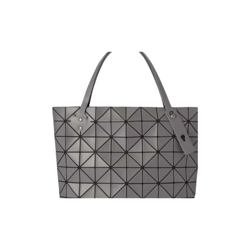 ISSEY MIYAKE PVC Tote Bag, Shopping Bag, Handbag Unisex Charcoal Gray-2