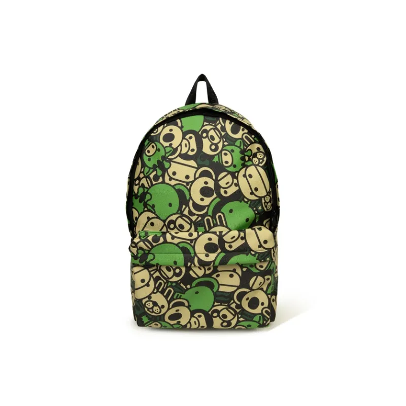 BABY MILO STORE BY A BATHING APE Synthetic Leather Backpack Regular Unisex Green-0