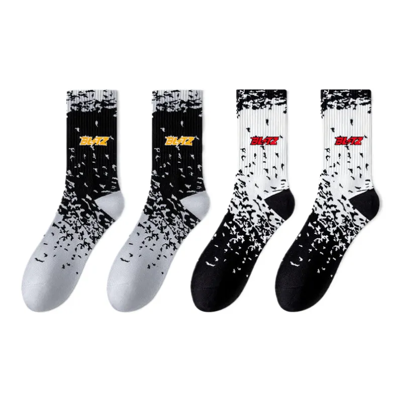 Cotton Gene Mid Calf Socks Men's 4 Pack-3