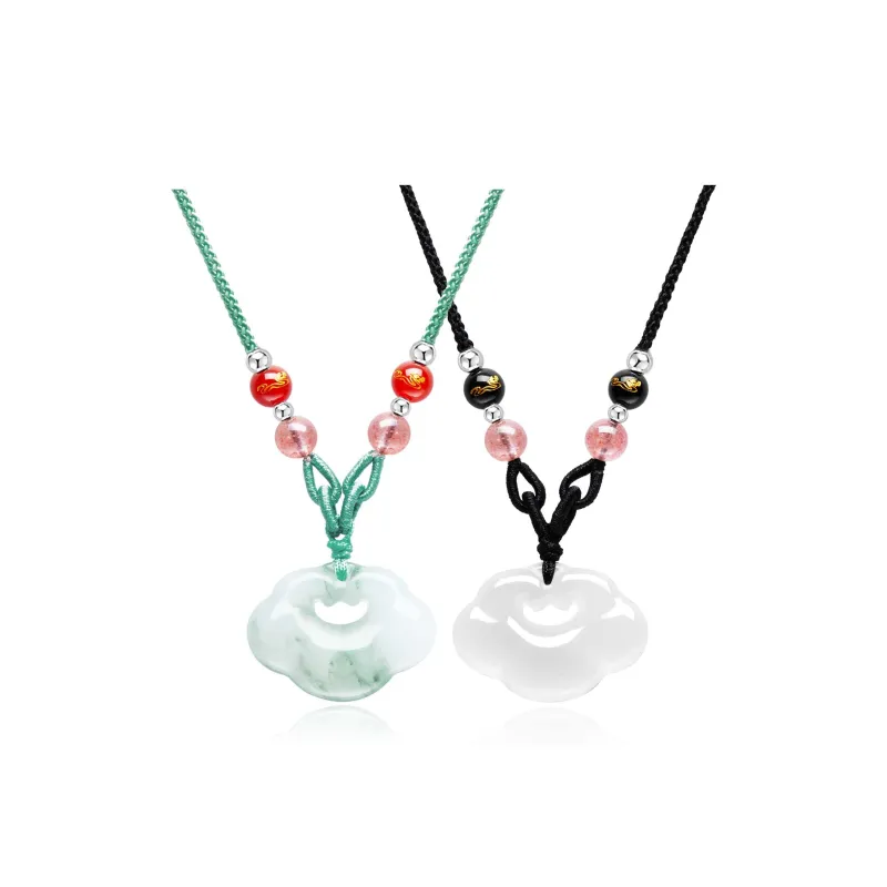 VOEX Agate Jade Necklaces Unisex-8