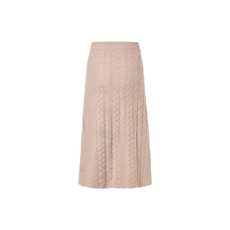TAMMY TANGS Knit Long Skirts Women's Orange-1