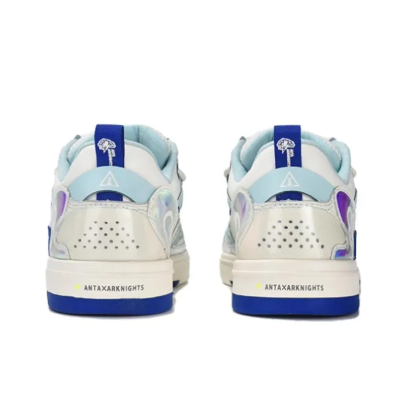 Arknights X ANTA Skateboard Shoes Women's Low Top Blue/White-2