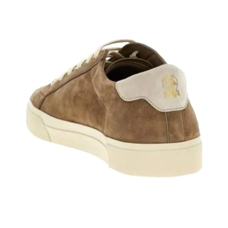 Brunello Cucinelli Logo Embossed Lace Up Sneakers-4