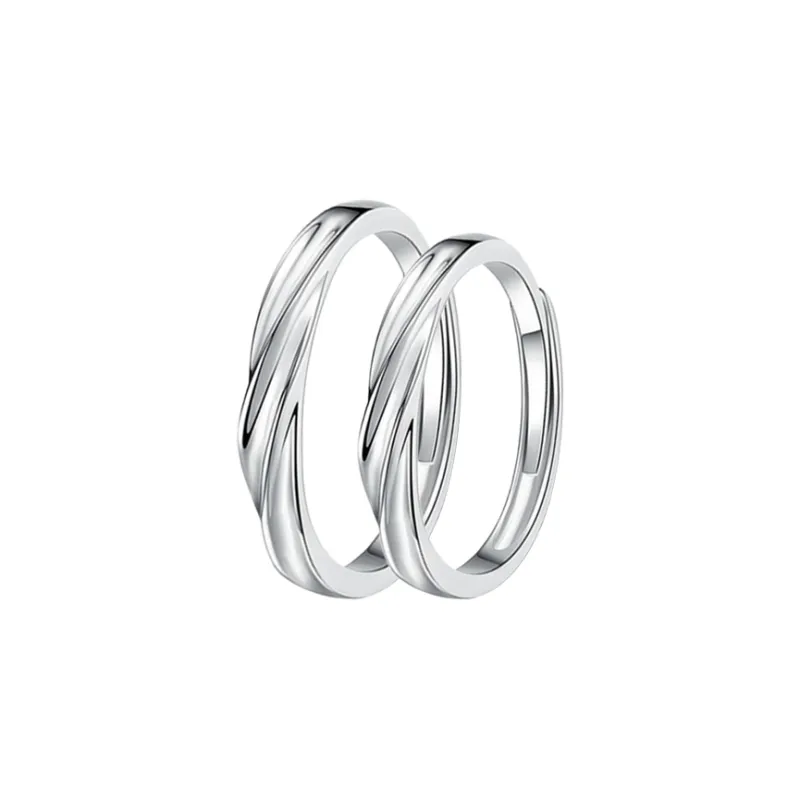 CHINA GOLD 999 Fine Silver Rings Unisex-0