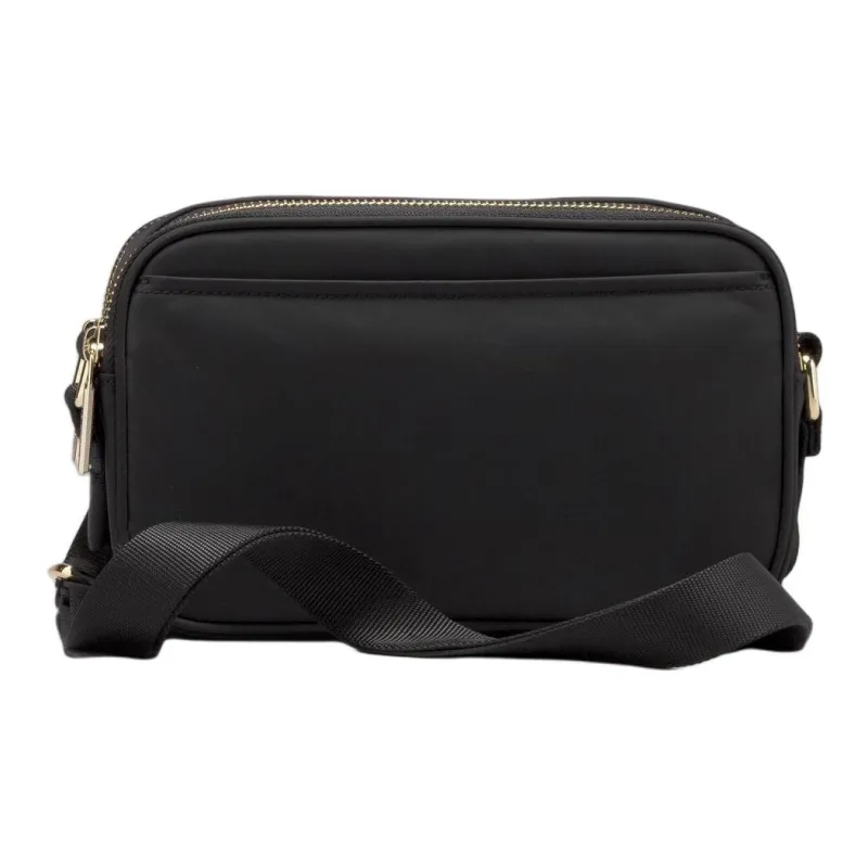 Lululemon Recycled Nylon Camera Bag, Shoulder Bag, Crossbody Bag Unisex Black & Gold-1