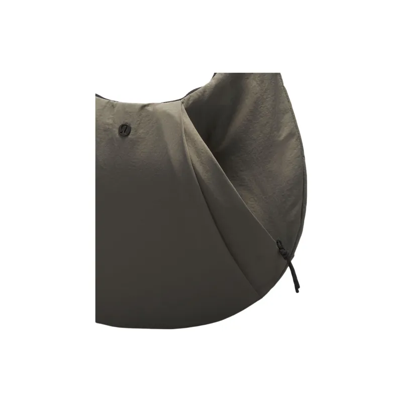 Lululemon Fabric Croissant Bag Shoulder Bag Crossbody Bag Regular Women's Green Gray & Black-3