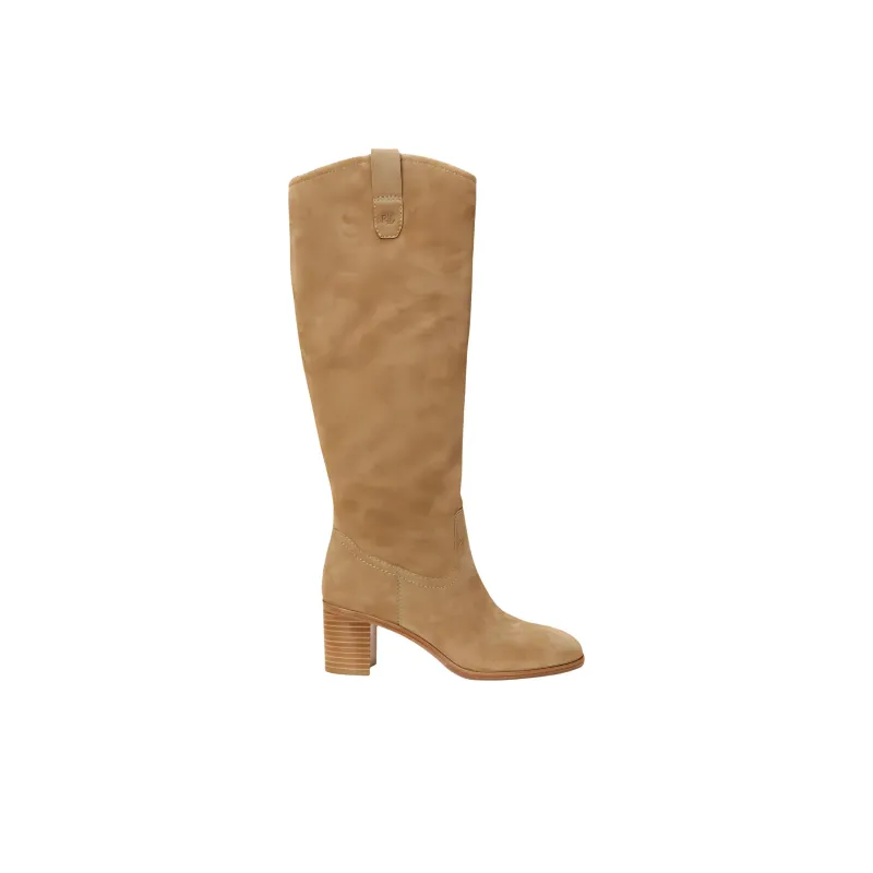 LAUREN RALPH LAUREN Carla Knee-high Boots 5cm Women's Light Brown-1
