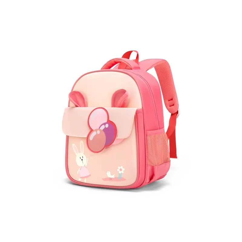 V.NINE Fabric Student Bag Medium Size Kids' Blue/Pink/Purple-14