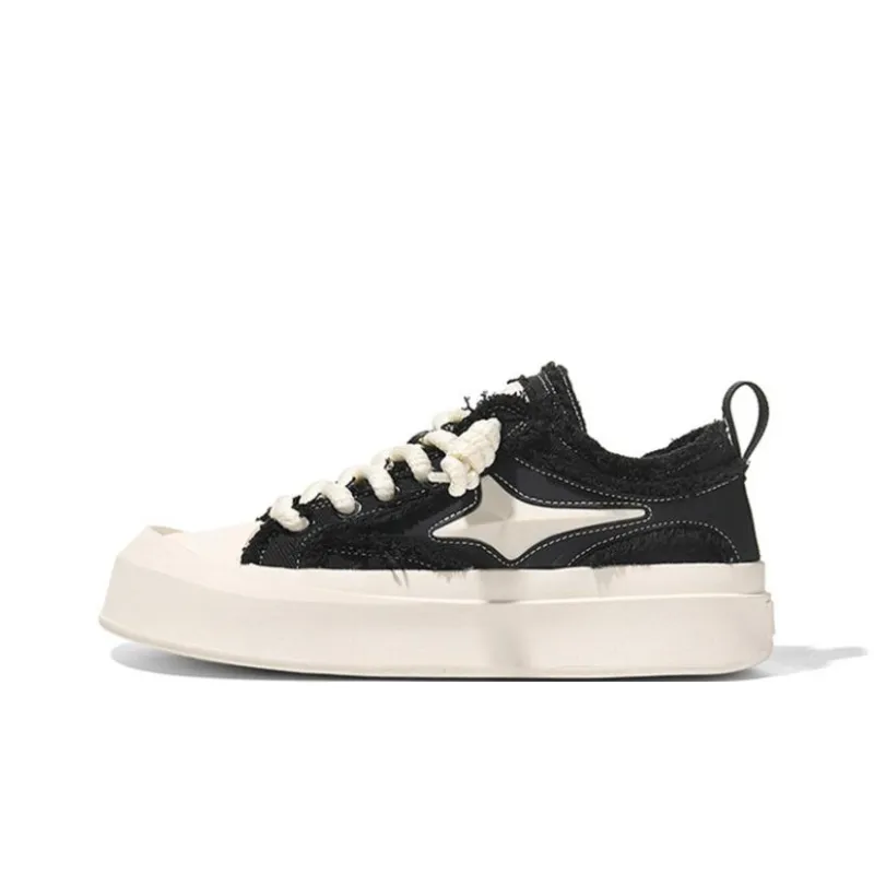REPUSEN Cushioning Height Increasing Abrasion Resistant Breathable Slip Resistant Low Top Skateboard Shoes Unisex-5