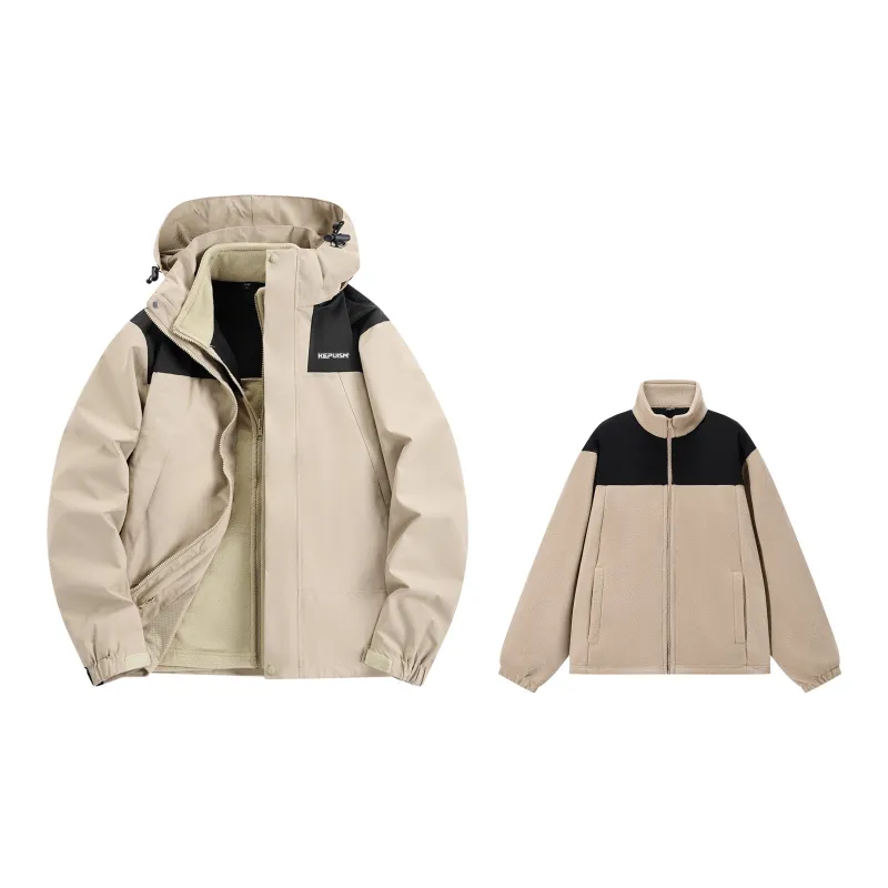 Kepu Keep Warm From The Wind Windbreaker Jacket Unisex-13