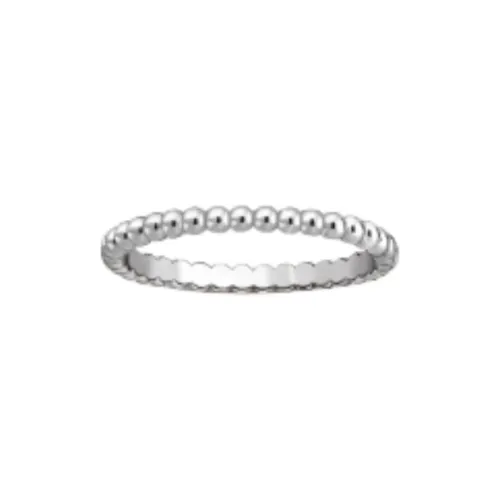 Van Cleef & Arpels Rhodium Plated 18K White Gold Rings Women's Silver
