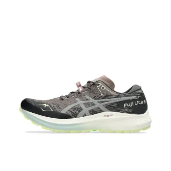 Asics FUJI LITE 5 Abrasion Resistant Low Top Running Shoes Men's Gray