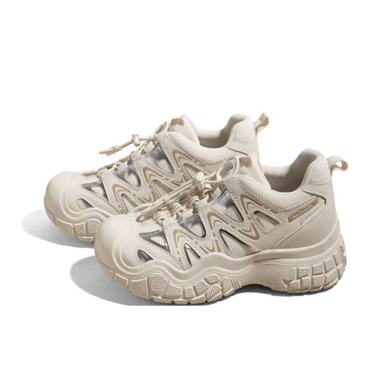 KODI Anti-Slip And Wear-Resistant Height Increasing Low-Top Chunky Sneakers Women's-11