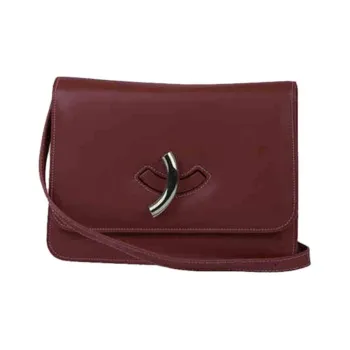 Little Liffner Cow Leather Shoulder Bag Small Size Women's Wine Red