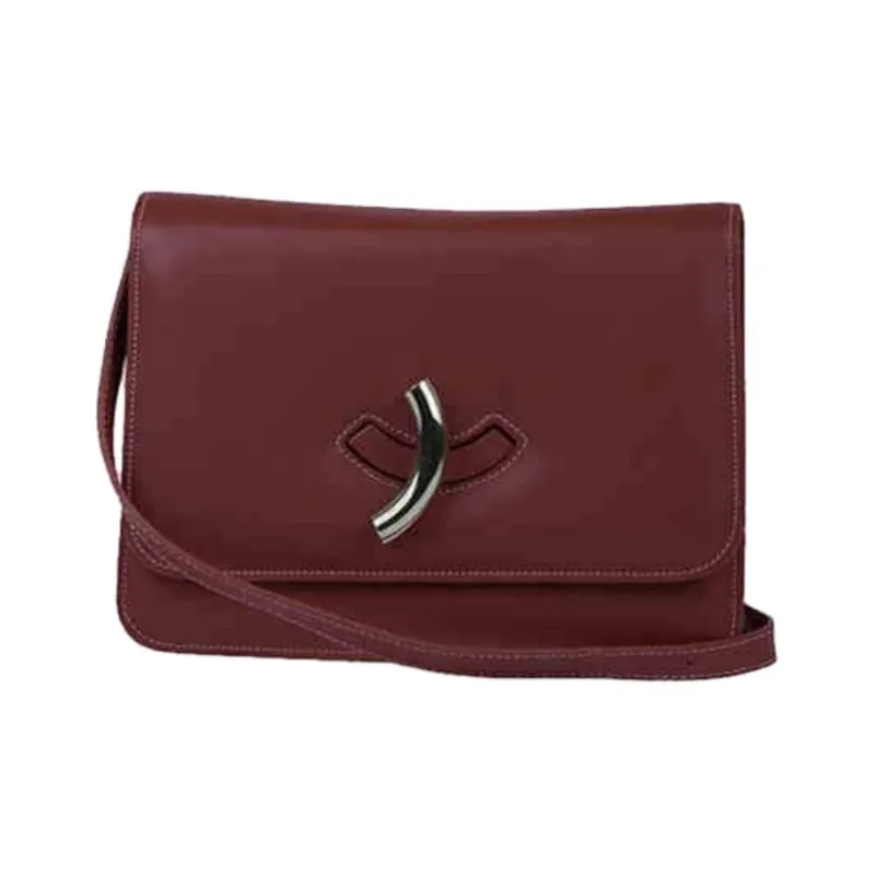 Little Liffner Cow Leather Shoulder Bag Small Size Women's Wine Red-0